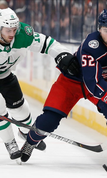 Columbus beats Dallas 3-2, as Stars drop fourth straight